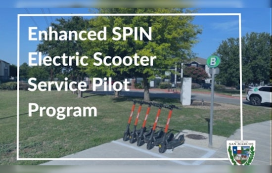 San Marcos Expands Electric Scooter Program with Spin, Offering 24/7 Service and Discounts for Designated Returns