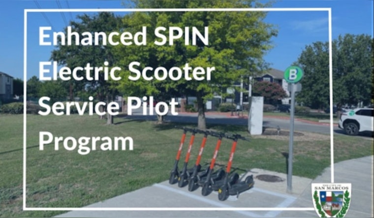 San Marcos Expands Electric Scooter Program with Spin, Offering 24/7 Service and Discounts for Designated Returns