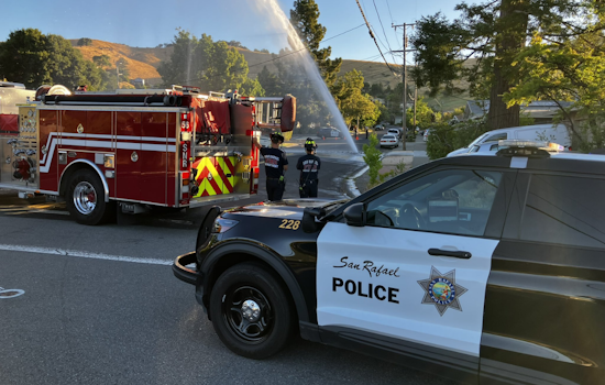 San Rafael Water Main Break Causes Road Closure and Detours on Las Raposas Road