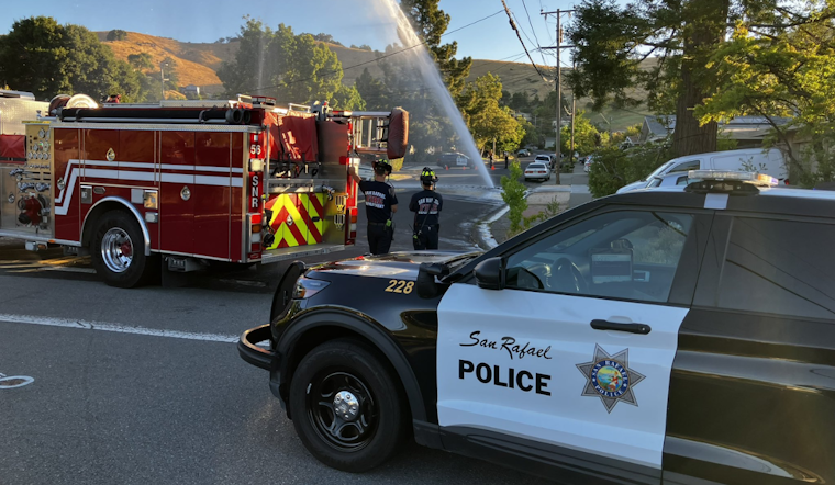 San Rafael Water Main Break Causes Road Closure and Detours on Las Raposas Road