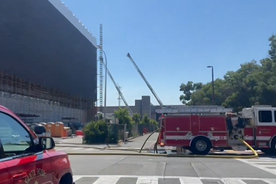 Santa Rosa Firefighters Quell Blaze at Incomplete Hall of Justice in Sonoma County