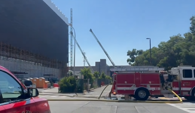 Santa Rosa Firefighters Quell Blaze at Incomplete Hall of Justice in Sonoma County