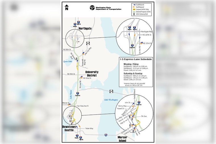 Seattle Alert: I-5 Southbound Closure Planned for Overnight Maintenance on July 19