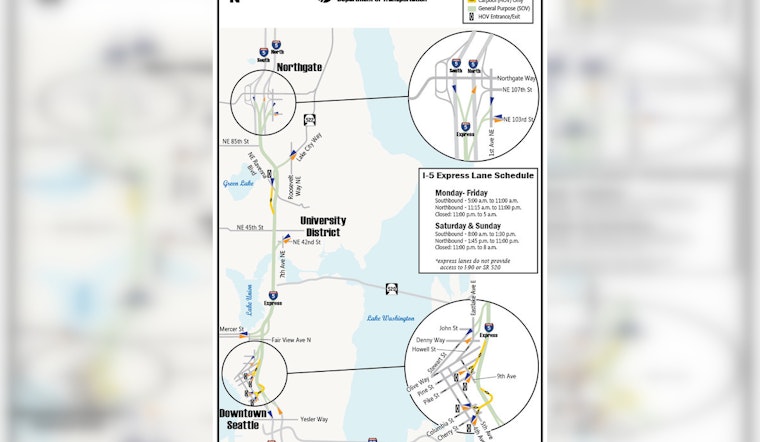 Seattle Alert: I-5 Southbound Closure Planned for Overnight Maintenance on July 19