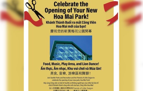 Seattle Embraces Vietnamese Heritage with Hoa Mai Park Opening in Little Saigon
