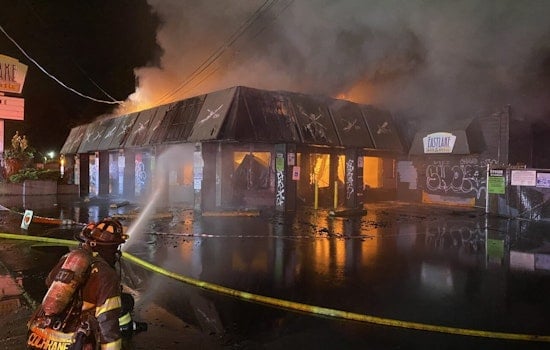 Seattle Firefighters Tackle 2-Alarm Blaze at Vacacious Eastlake Commercial Building