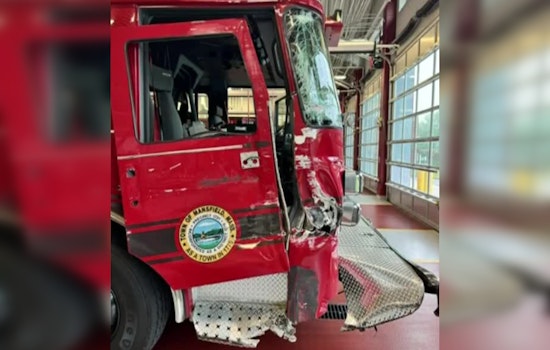 Seeking Driver After Mansfield Fire Engine Hit-and-Run on 495 Southbound in Norton