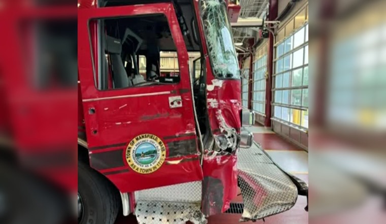 Seeking Driver After Mansfield Fire Engine Hit-and-Run on 495 Southbound in Norton