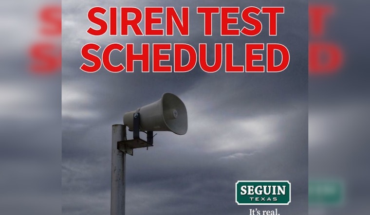Seguin to Conduct Routine Siren Tests Saturday Amidst Hurricane Beryl's Approach