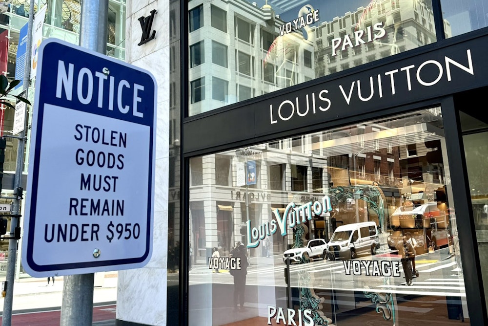 Sign Mocking SF Retail Theft Laws Goes Viral; City Officials Unable to Locate Physical Evidence