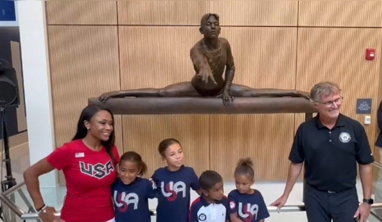 Silver Spring Honors Olympic Medalist Dominique Dawes with Statue at New Recreational Hub