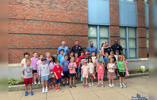 South Boston Catholic Academy Campers Get a Glimpse of Police Life at District C-6 Station