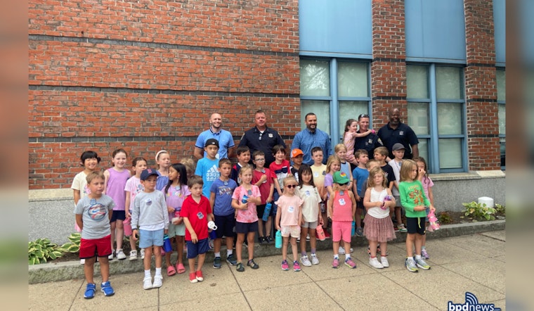 South Boston Catholic Academy Campers Get a Glimpse of Police Life at District C-6 Station
