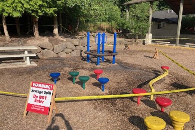 South Portland's Riverdale Grade School Playground Closed After 4,000-Gallon Sewage Spill