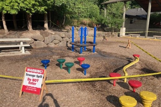 South Portland's Riverdale Grade School Playground Closed After 4,000-Gallon Sewage Spill