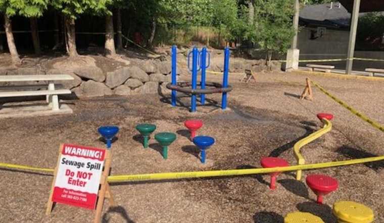 South Portland's Riverdale Grade School Playground Closed After 4,000-Gallon Sewage Spill