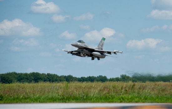 Southeast Michigan and Northwest Ohio Alerted to Possible Sonic Boom During 180th Fighter Wing Test Flight