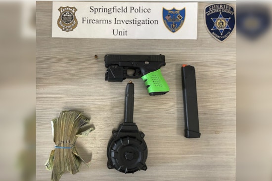 Springfield Police Arrest Suspect After High-Speed Chase, Firearm with 50-Round Drum Recovered in Agawam