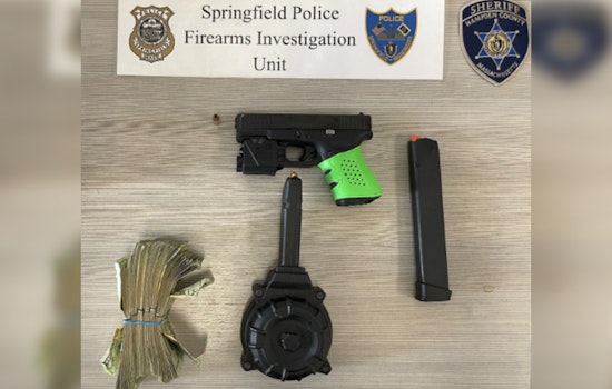 Springfield Police Arrest Suspect After High-Speed Chase, Firearm with 50-Round Drum Recovered in Agawam