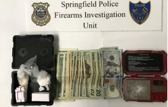 Springfield Police K9 Flexx Sniffs Out Cocaine Leading to Jose Valentin's Trafficking Arrest