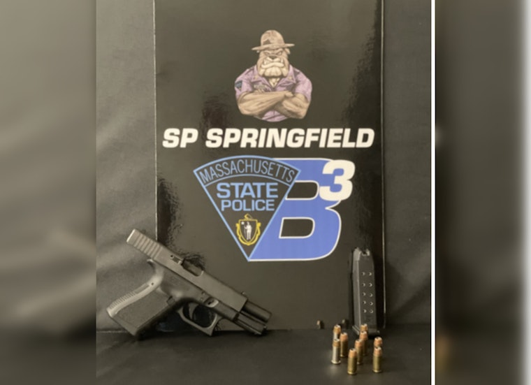 State Trooper in West Springfield Arrests Man for OUI and Illegal Gun Possession Following Traffic Stop