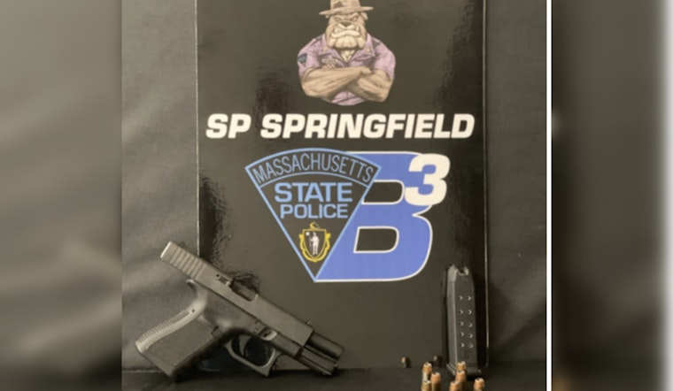 State Trooper in West Springfield Arrests Man for OUI and Illegal Gun Possession Following Traffic Stop