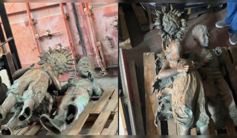 Stolen $50K Bronze Statues Returned to Cerritos Nearly a Decade Later, Investigation Continues