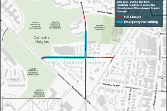 Street Closures and Parking Restrictions in Northwest D.C. Due to Special Event