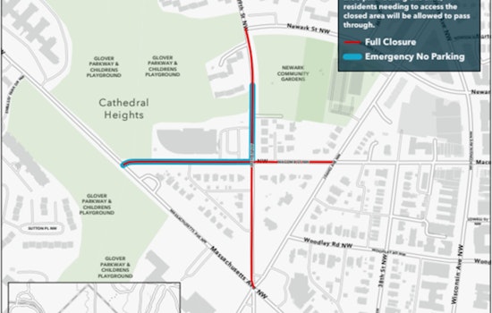 Street Closures and Parking Restrictions in Northwest D.C. Due to Special Event