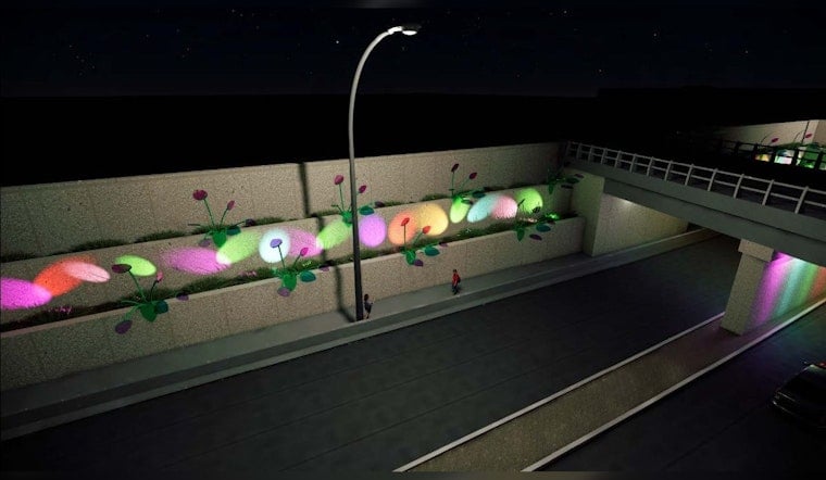 "Sun Garden" Art Installation to Illuminate Tempe's Mill Avenue Underpass by Spring 2025