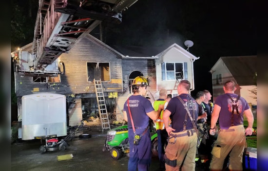 Suspected Arson Destroys Lawrenceville Home, Grandson Detained by Neighbor