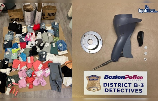 Suspected Thief Arrested in Boston with Over $3,400 in Stolen Merchandise