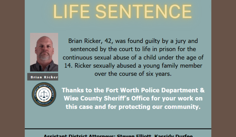 Tarrant County Community on Edge as Victim Labels Defendant a "Monster" in Court Case