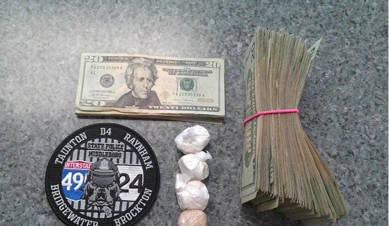 Taunton Driver Arrested for Fentanyl Trafficking after Distracted Driving Stop on Route 24
