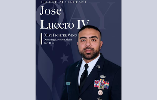 Technical Sergeant Jose Lucero IV Honored as One of Air Force's 12 Outstanding Airmen of the Year for 2024