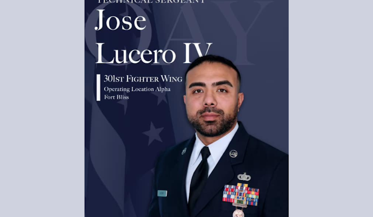 Technical Sergeant Jose Lucero IV Honored as One of Air Force's 12 Outstanding Airmen of the Year for 2024