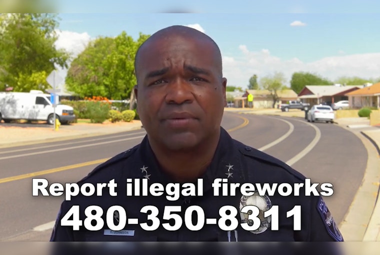 Tempe Police Enforce Zero Tolerance on Illegal Fireworks for July 4, $1,000 Fines for Violators
