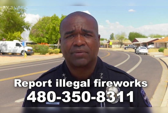 Tempe Police Enforce Zero Tolerance on Illegal Fireworks for July 4, $1,000 Fines for Violators