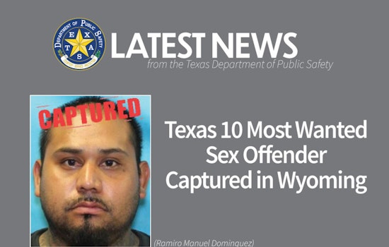 Texas 10 Most Wanted Offender Ramiro Dominguez Captured in Cheyenne, Vigilant Public Aid Key to Arrest