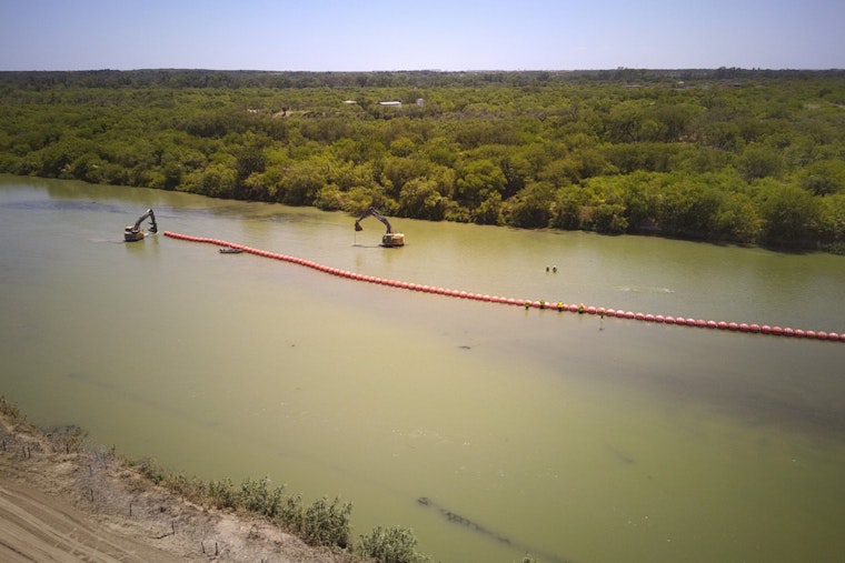 Texas' Controversial Floating Border Barrier Allowed to Stay by Appeals Court Amid Immigration Clash