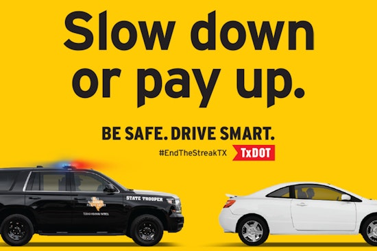 Texas Department of Transportation Tackles Rising Speed-Related Fatalities with "Be Safe. Drive Smart." Campaign