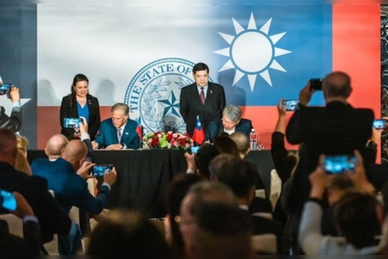 Texas Governor Greg Abbott Inaugurates State of Texas Taiwan Office to Bolster Economic and Cultural Ties