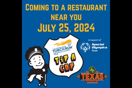 Texas Officers Serve Up Support at 'Tip-a-Cop' Events for Special Olympics Athletes