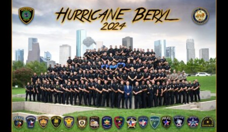 Texas Police Departments Rally to Support Houston Post-Hurricane Beryl, Mayor and Police Chief Extend Thanks