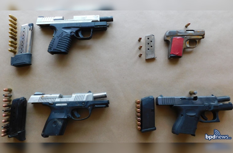 Three Arrested, Firearms and Drugs Seized Following Armed Robbery in Roxbury
