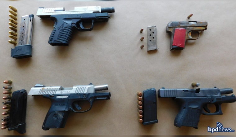 Three Arrested, Firearms and Drugs Seized Following Armed Robbery in Roxbury