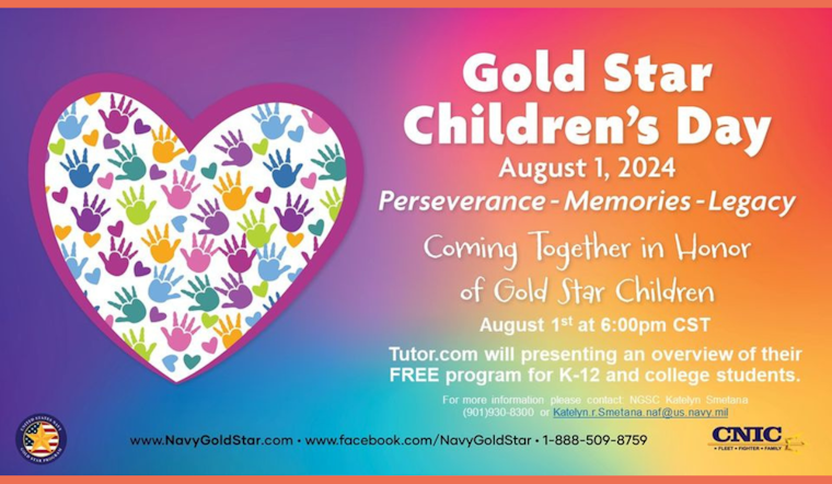 Tutor.com Offers Free 24/7 Tutoring to Gold Star Military Families' Children in Educational Support Initiative