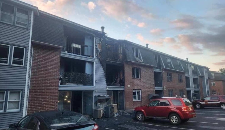 Two Firefighters Injured, 65 Residents Displaced in Devastating Nashua Apartment Complex Fire