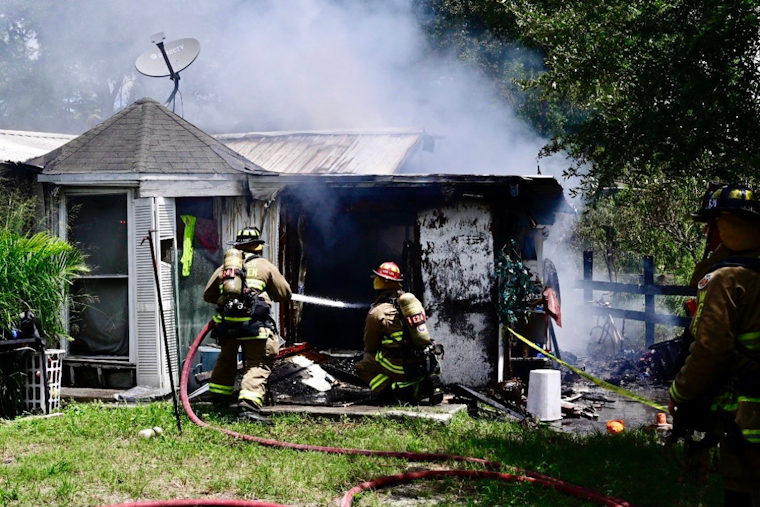 Two Hospitalized, Therapy Dog Treated After Winter Garden House Fire, Investigation Underway