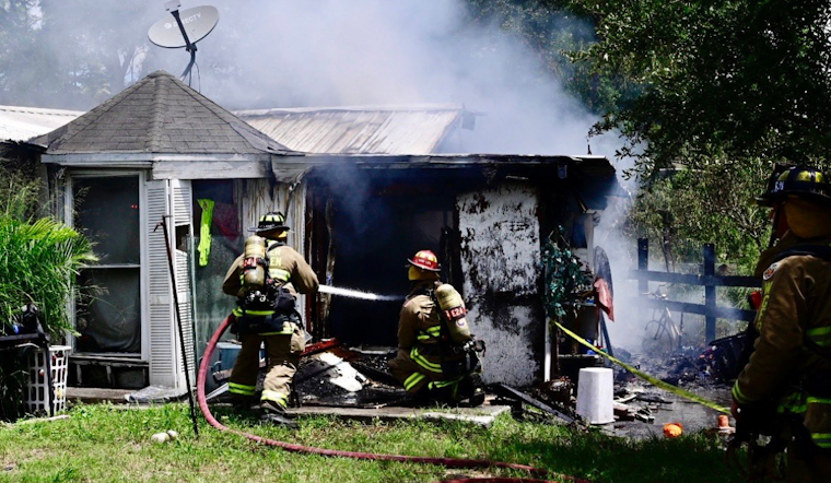 Two Hospitalized, Therapy Dog Treated After Winter Garden House Fire, Investigation Underway